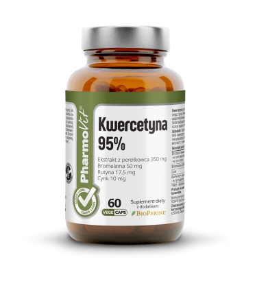 Kwercetyna 95% 60 kaps Vcaps® | Clean Label Pharmovit