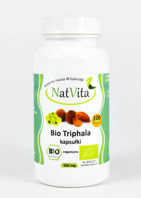 Triphala BIO kapsułki 500mg 100 kaps. - NatVita
