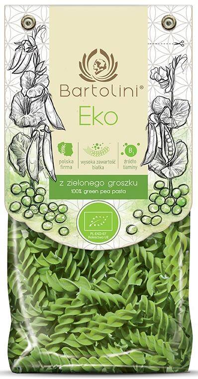 MAKARON (Z GROSZKU ZIELONEGO) ŚWIDERKI BIO 250 g - BARTOLINI