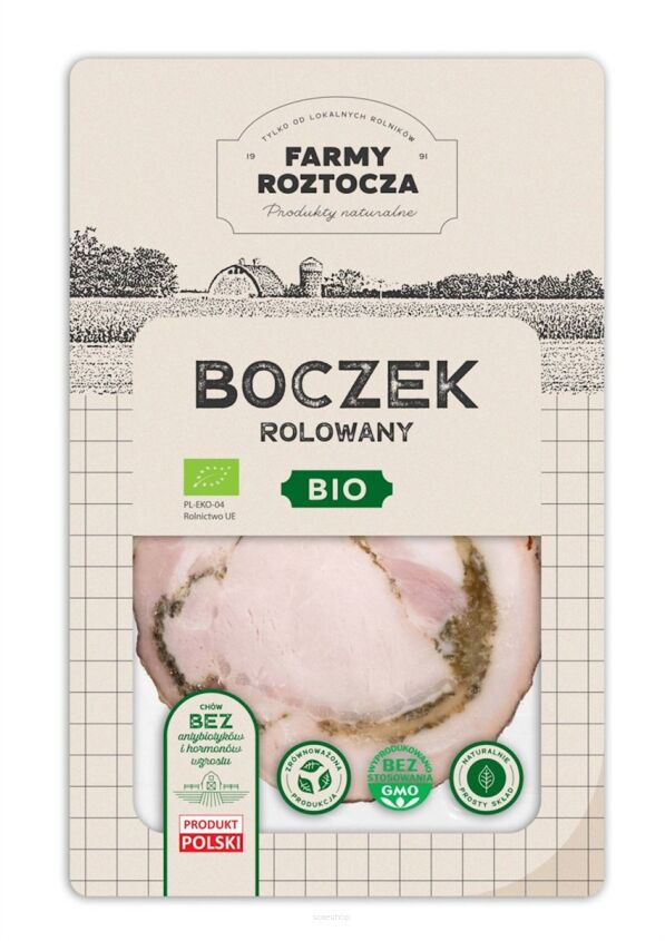 BOCZEK ROLOWANY BIO 100 g - FARMY ROZTOCZA (NA ZAMÓWIENIE)