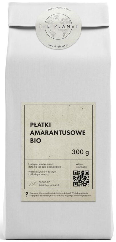 PŁATKI AMARANTUSOWE BIO 300 g - THE PLANET