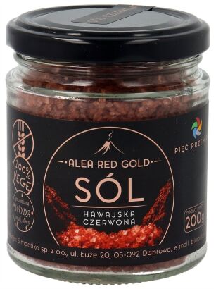 Sól Alea Red Gold 1-2 mm 200 g - Pięć Przemian