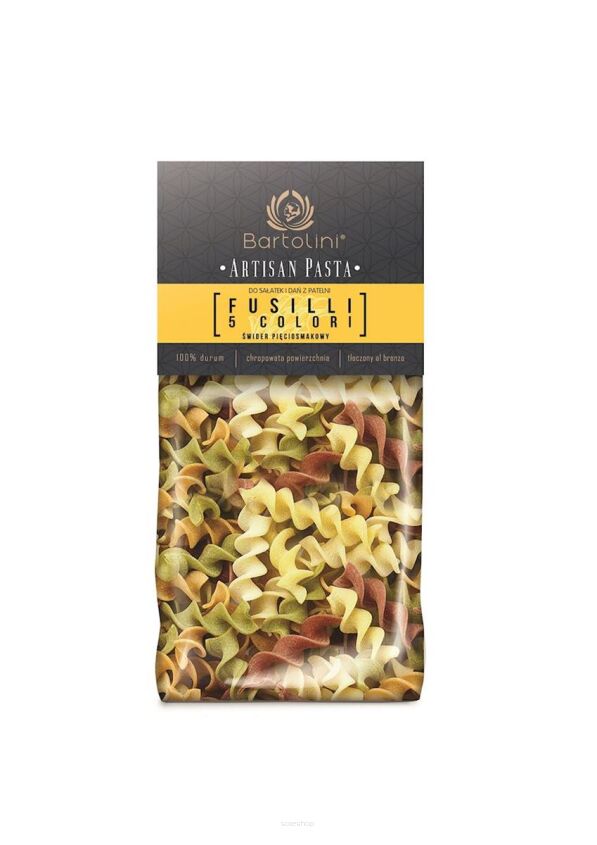 MAKARON (SEMOLINOWY 5-SMAKOWY) ŚWIDERKI 300 g - BARTOLINI (ARTISAN PASTA)