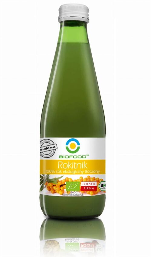 SOK Z ROKITNIKA NFC BEZGLUTENOWY BIO 300 ml - BIO FOOD