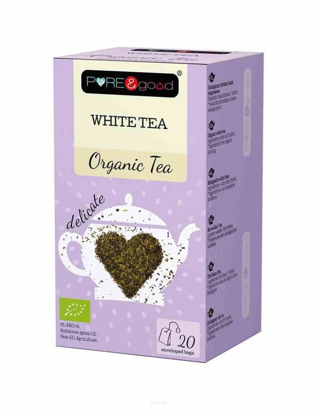 Herbata ekologiczna White Tea 36 g - Pure&good