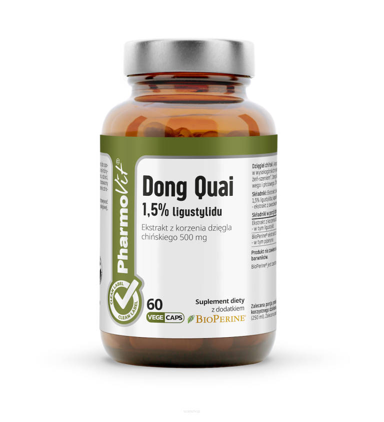 Dong Quai 1,5% ligustylidu 60 kaps | Clean Label Pharmovit