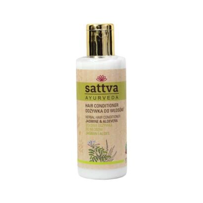ODŻYWKA DO WŁOSÓW JAŚMIN I ALOES 210 ml - SATTVA (AYURVEDA)