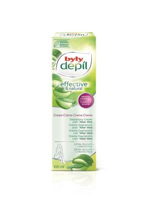 KREM DO DEPILACJI CIAŁA ALOE VERA 100 ml - BYLY