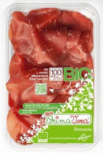 WOŁOWINA BRESAOLA PLASTRY BEZGLUTENOWA BIO 70 g - PRIMAVERA