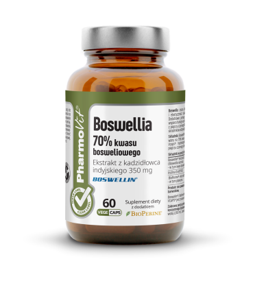 Boswellia 70% kwasu bosweliowego 60 kaps Vcaps® | Clean Label Pharmovit