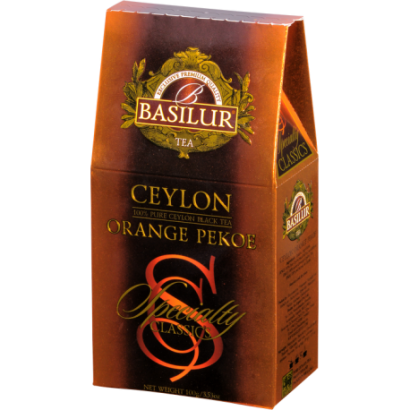 Herbata liściasta czarna CEYLON ORANGE PEKOE 100g - Basilur