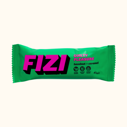 Baton w polewie czekoladowej hazelnut caramel 45 g - Fizi