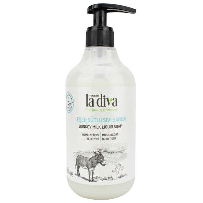 MYDŁO W PŁYNIE Z OŚLIM MLEKIEM 500 ml - LA DIVA