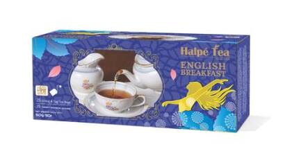 Czarna celjońska herbata - English Breakfast, 25 saszetek, Halpe Tea