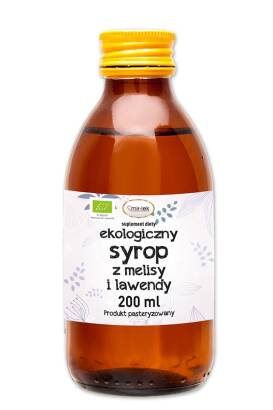 SYROP Z MELISY I LAWENDY BIO 200 ml - MIR-LEK