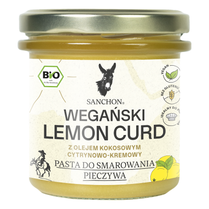 KREM CYTRYNOWY LEMON CURD BEZGLUTENOWY BIO 160 g - SANCHON