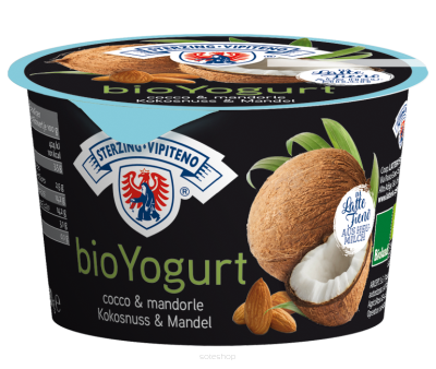 JOGURT KOKOSOWO - MIGDAŁOWY Z MLEKA SIENNEGO BIO 250 g - STERZING-VIPITENO