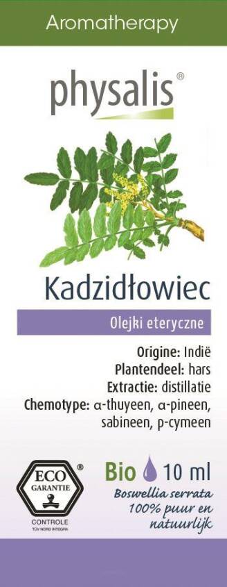 OLEJEK ETERYCZNY KADZIDŁOWIEC (WIEROOK) ECO 10 ml - PHYSALIS