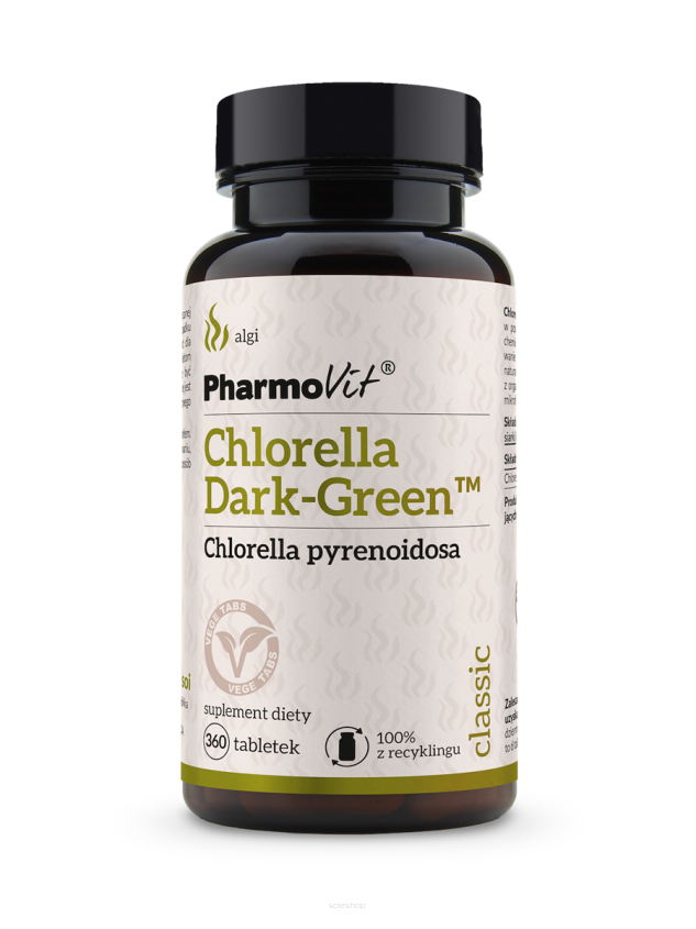 Chlorella Dark-Green™ 360 tabletek | Classic Pharmovit