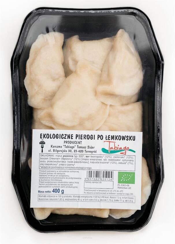 PIEROGI PO ŁEMKOWSKU BIO 400 g - KARCZMA TABIAGO (NA ZAMÓWIENIE)