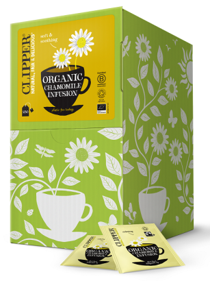 HERBATKA RUMIANKOWA FAIR TRADE BIO (250 x 1,5 g) 375 g - CLIPPER