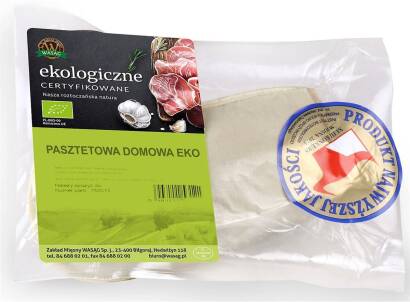 PASZTETOWA DOMOWA BIO (około 0,35 kg) - WASĄG (NA ZAMÓWIENIE)