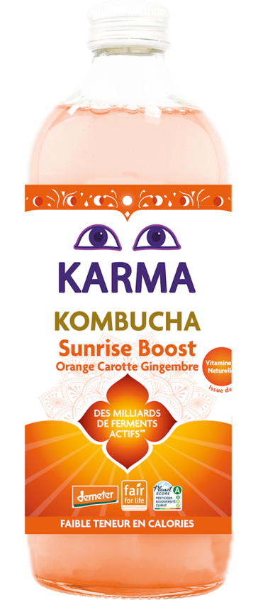 KOMBUCHA SUNRISE BOOST FAIR FOR LIFE DEMETER BIO 1 L - KARMA KOMBUCHA