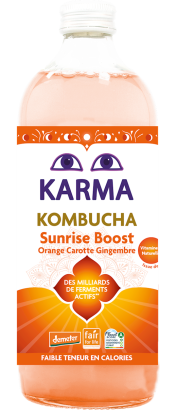 KOMBUCHA SUNRISE BOOST FAIR FOR LIFE DEMETER BIO 1 L - KARMA KOMBUCHA