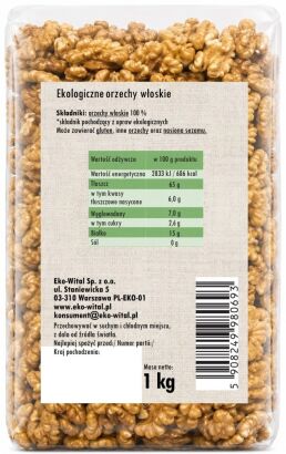 Orzechy włoskie BIO 1 kg