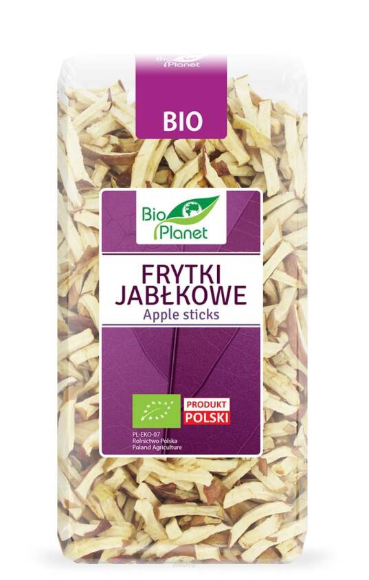 FRYTKI JABŁKOWE BEZGLUTENOWE BIO 100 g - BIO PLANET