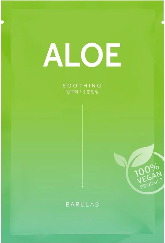 MASECZKA KOREAŃSKA DO TWARZY W PŁACHCIE ALOES 23 g - BARULAB