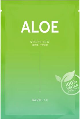 MASECZKA KOREAŃSKA DO TWARZY W PŁACHCIE ALOES 23 g - BARULAB