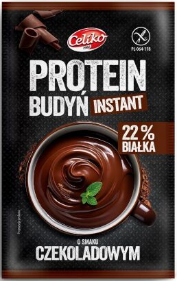 BUDYŃ PROTEINOWY O SMAKU CZEKOLADOWYM BEZGLUTENOWY 40 g - CELIKO