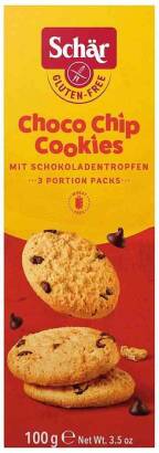 Choco chip cookie- ciastka z czekoladą BEZGL. 100 g
