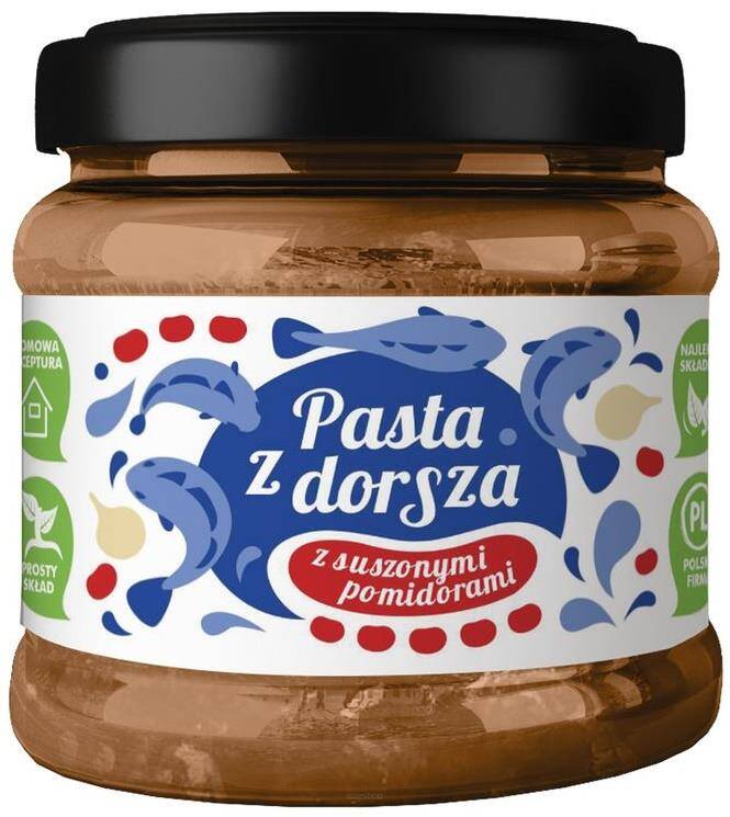 PASTA Z DORSZA Z SUSZONYMI POMIDORAMI 140 g - KUTER FISH