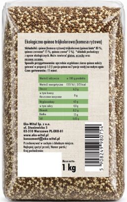 Quinoa trójkolorowa (KOMOSA RYŻOWA) BIO 1 kg