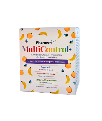 MultiControl™+ Kompleks witamin i minerałów dla dzieci i młodzieży 30 saszetek Pharmovit