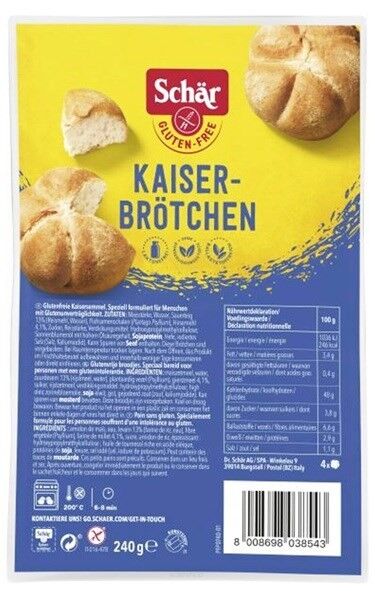 Kaiserbrotchen- kajzerki BEZGL. 240 g