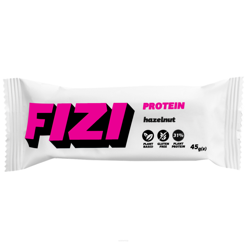 Baton proteinowy hazelnut 45 g - Fizi