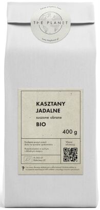 KASZTANY JADALNE SUSZONE OBRANE BIO 400 g - THE PLANET