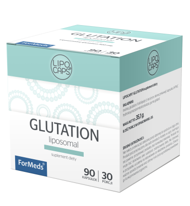 liposomalny glutation proszek 90 kapsułek 300 mg - Lipocaps ForMeds
