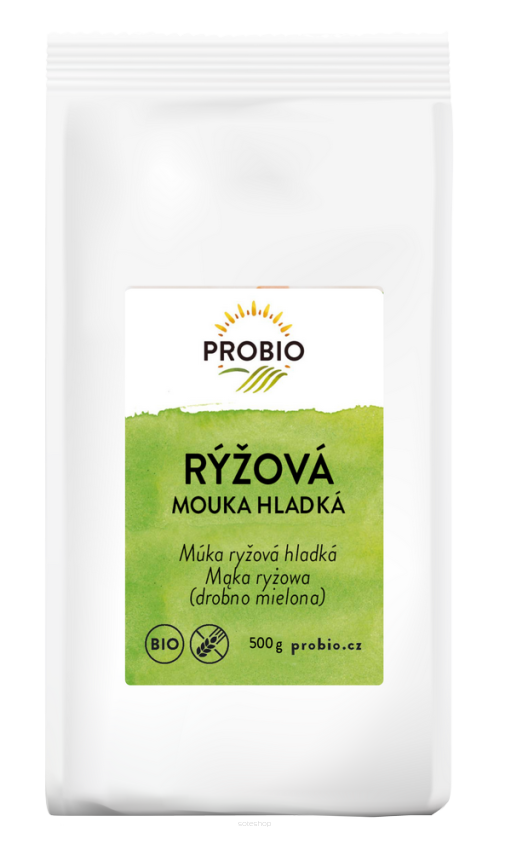 MĄKA RYŻOWA DROBNO MIELONA BEZGLUTENOWA BIO 500 g - PROBIO