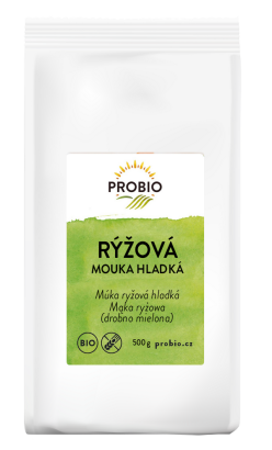 MĄKA RYŻOWA DROBNO MIELONA BEZGLUTENOWA BIO 500 g - PROBIO