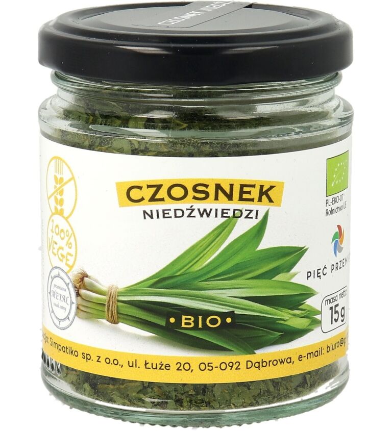 Czosnek niedżwiedzi BIO 15 g - Pięć Przemian