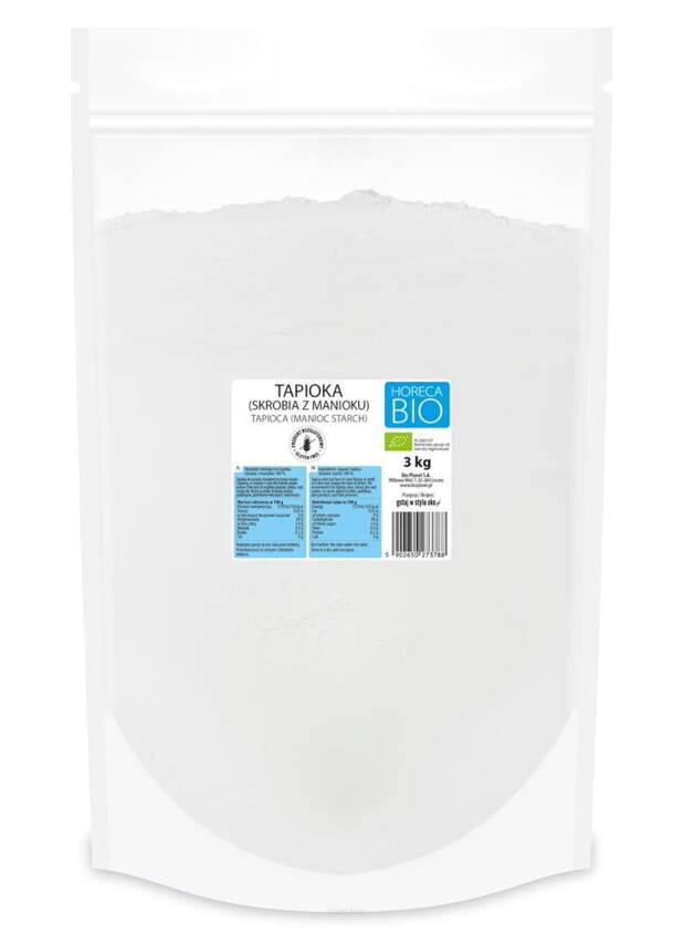 TAPIOKA (SKROBIA Z MANIOKU) BEZGLUTENOWA BIO 3 kg - HORECA