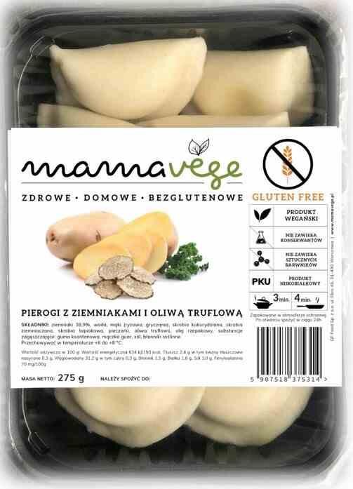 Pierogi z ziemniakami i oliwą truflową BEZGL 275 g