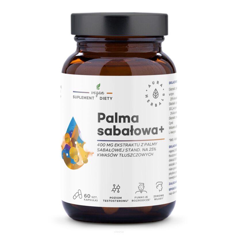 Palma sabałowa 400 mg, kapsułki 60 szt. - Aura Herbals