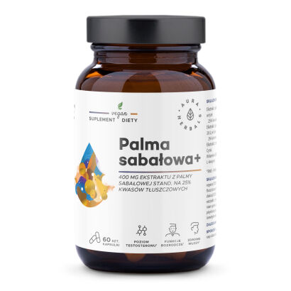 Palma sabałowa 400 mg, kapsułki 60 szt. - Aura Herbals