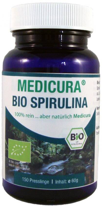 SPIRULINA (GLONY) BIO 150 PASTYLEK 60 g - MEDICURA