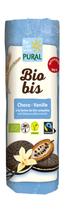 CIASTKA MARKIZY KAKAOWE Z KREMEM WANILIOWYM FAIR TRADE BIO 320 g - PURAL (BIO BIS)